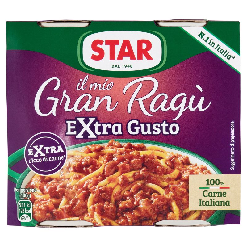 Star il mio Gran Ragù Extra Gusto 2x180 g