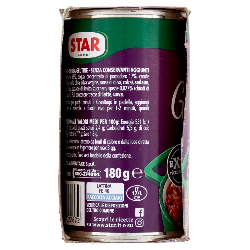 Star il mio Gran Ragù Extra Gusto 2x180 g