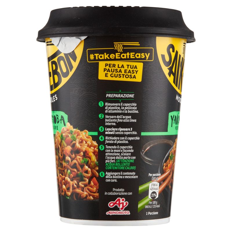 Saikebon Noodles Yakisoba Verdure 93 g