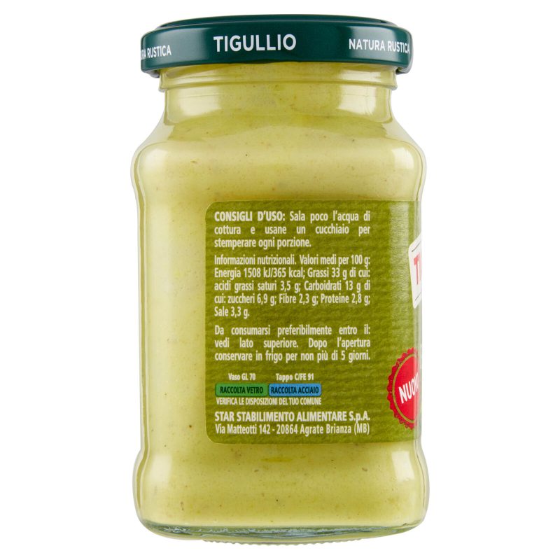 Tigullio Ricotta e Pistacchio 185 g