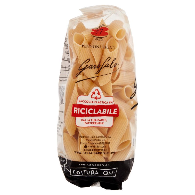 Garofalo Pennoni Rigati 77 Pasta di Gragnano IGP 500 g