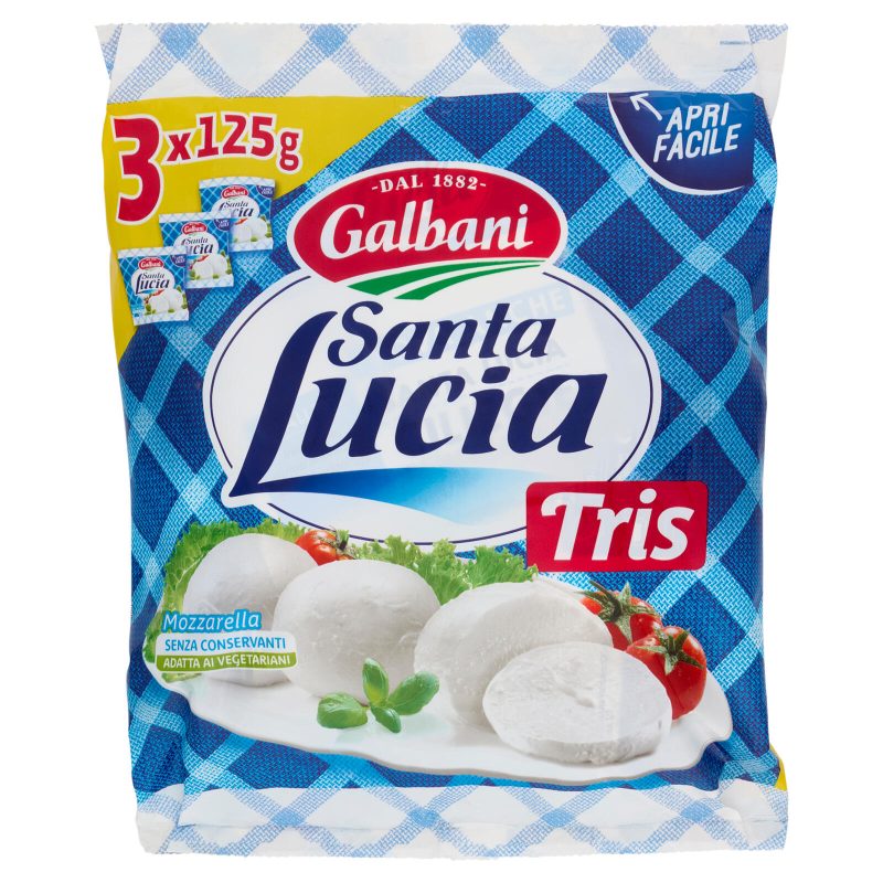 Galbani Santa Lucia Tris Mozzarella 3 x 125 g