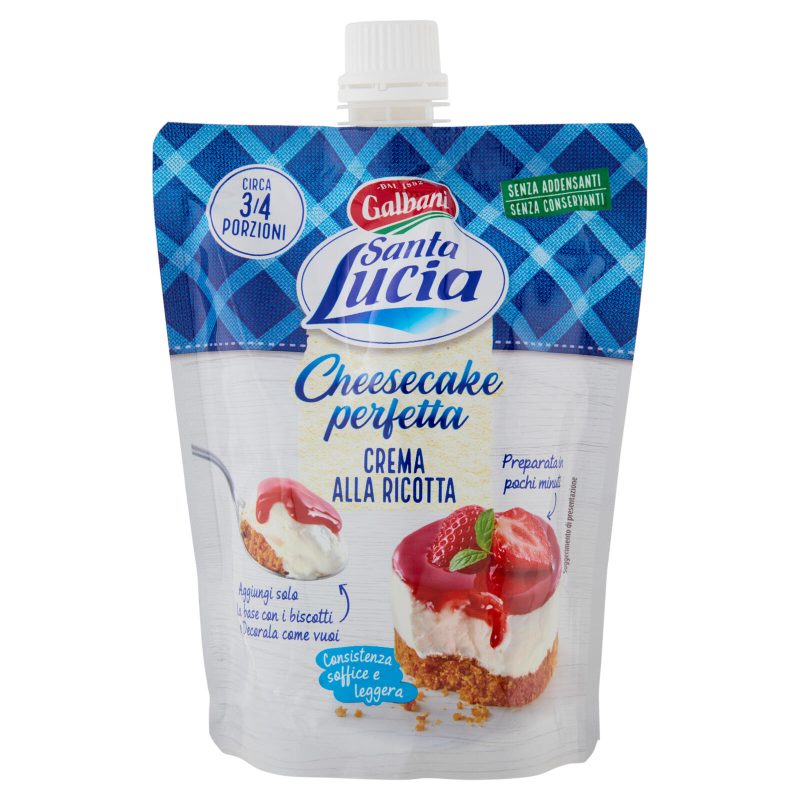 Galbani Santa Lucia Cheesecake perfetta Crema alla Ricotta 375 g