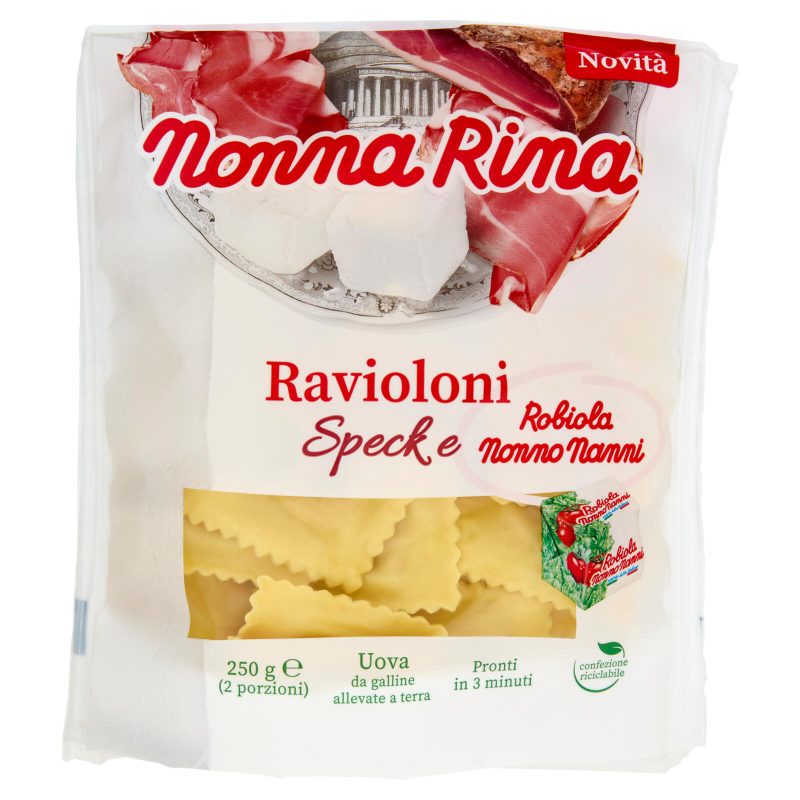 Nonna Rina Ravioloni Speck e Robiola Nonno Nanni 250 g