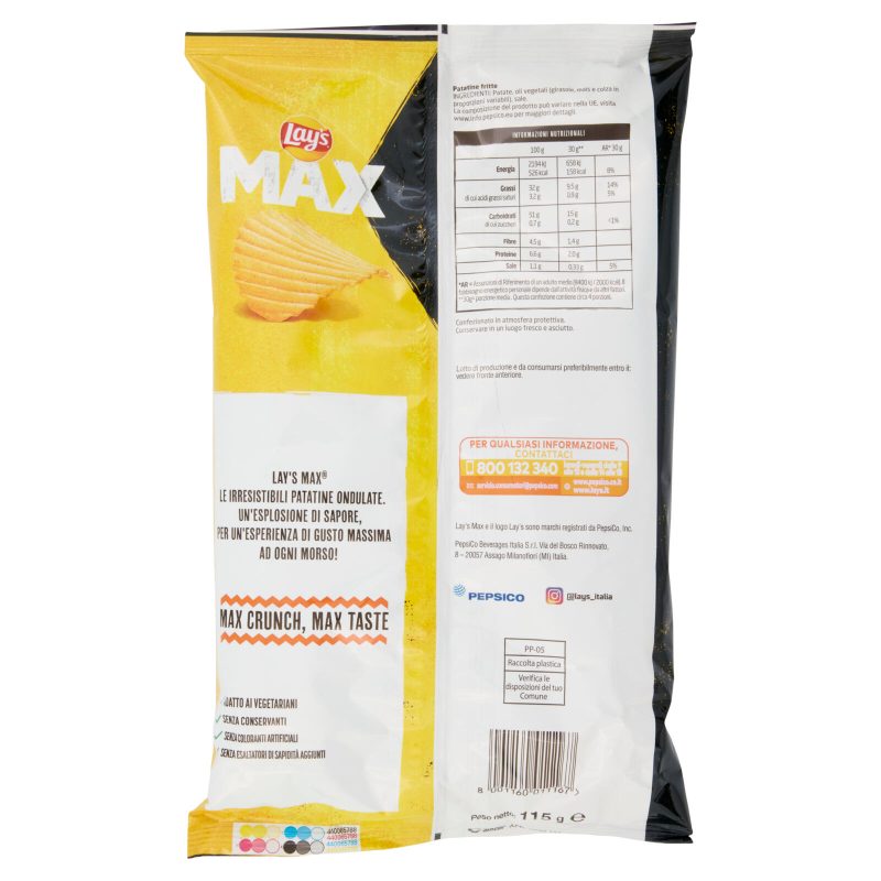 Lay's Max Classiche 115 g