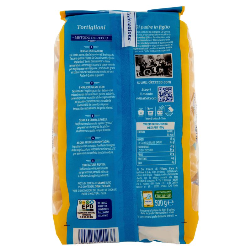 De Cecco Tortiglioni n°23 500 g