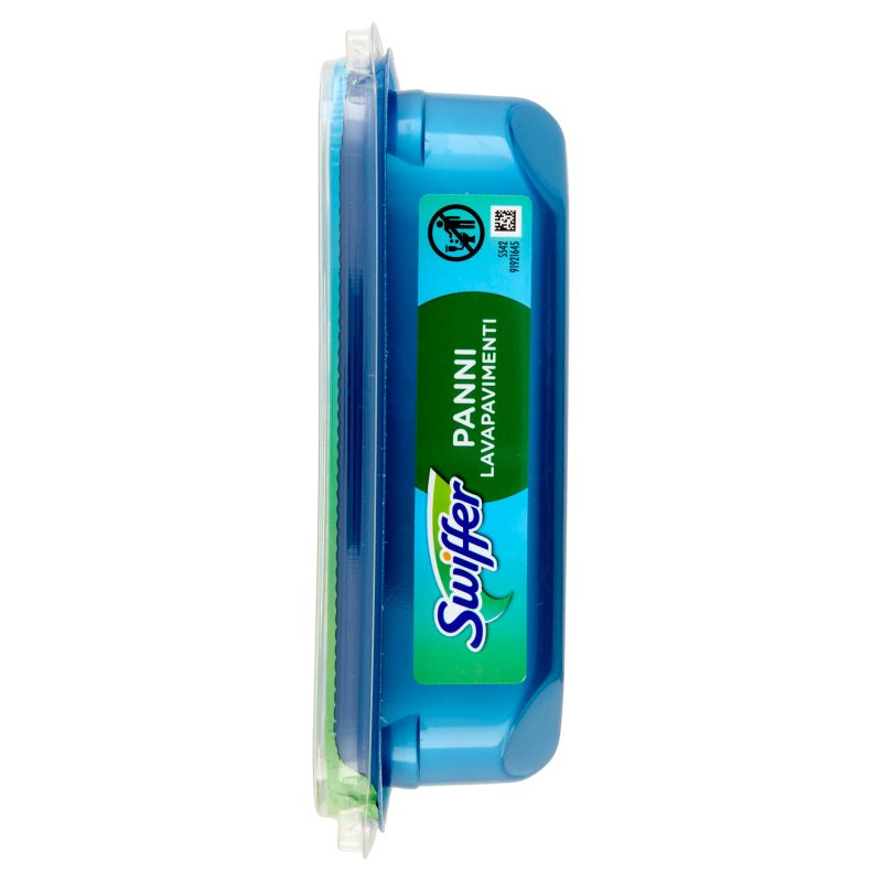 Swiffer Wet Panni Umidi Lavapavimenti Limone - Ricarica 10 Salviette