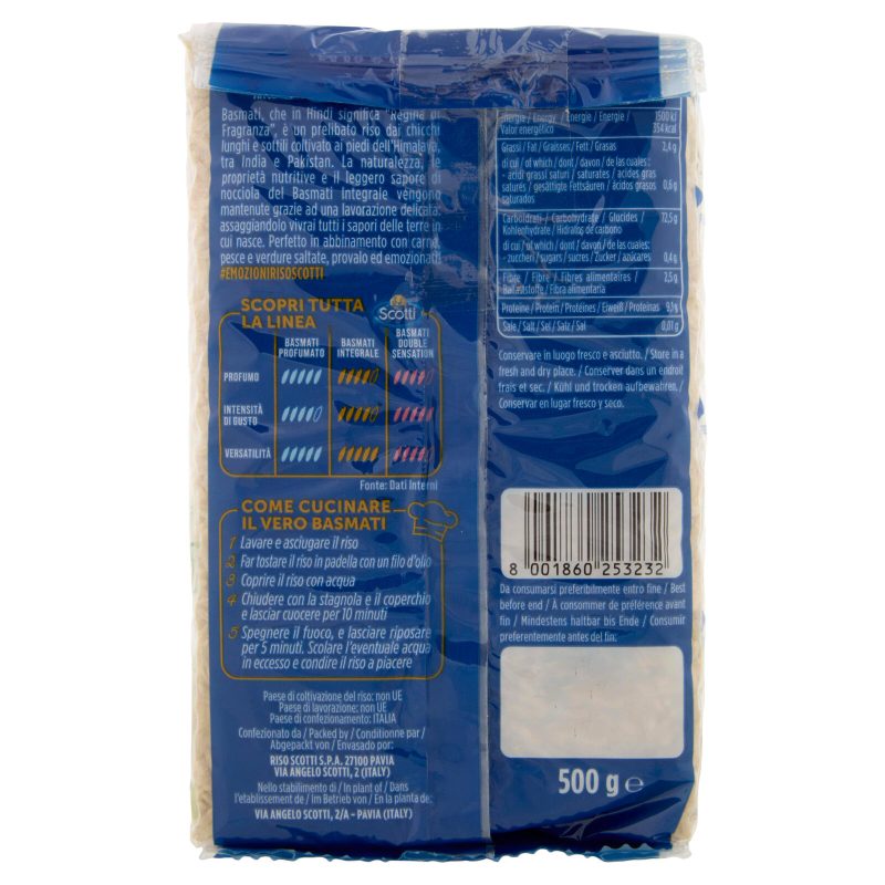 Riso Scotti Basmati Integrale 500 g