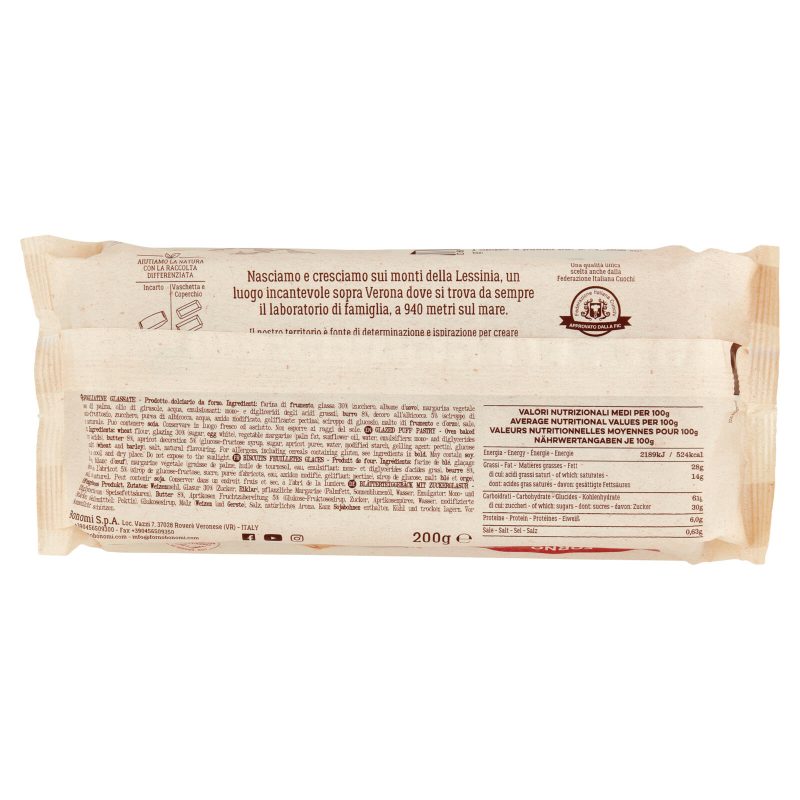 Forno Bonomi Sfogliatine Glassate 200 g