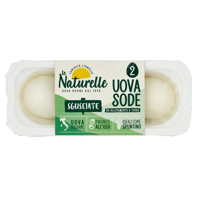 le Naturelle 2 Uova Sode Sgusciate 80 g