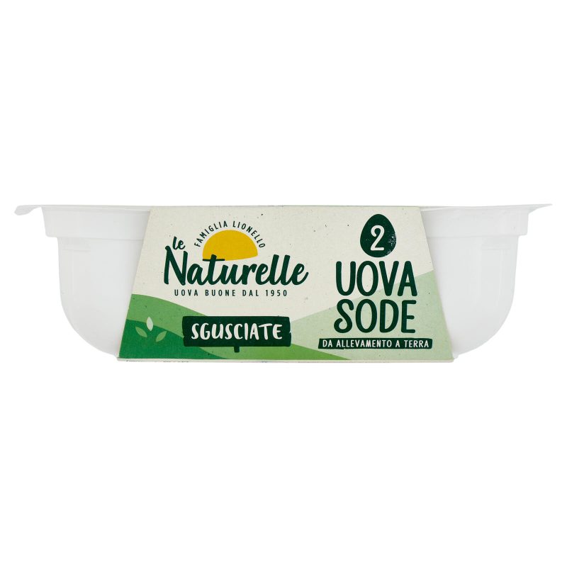 le Naturelle 2 Uova Sode Sgusciate 80 g