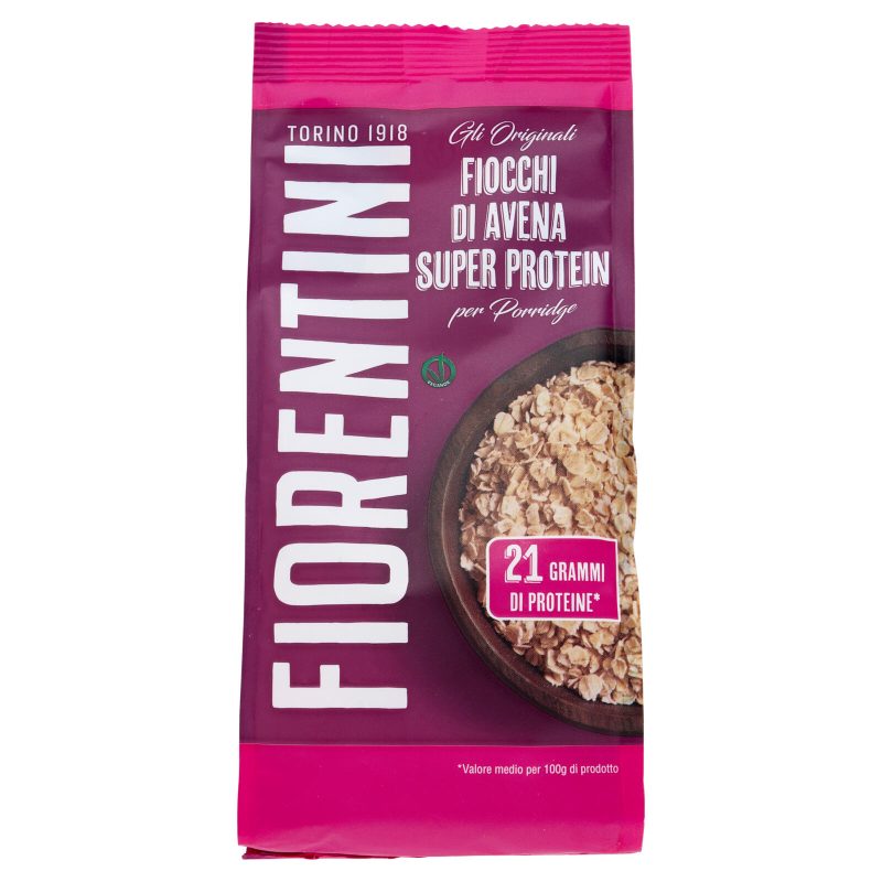 Fiorentini gli Originali Fiocchi di Avena Super Protein per Porridge 350 g