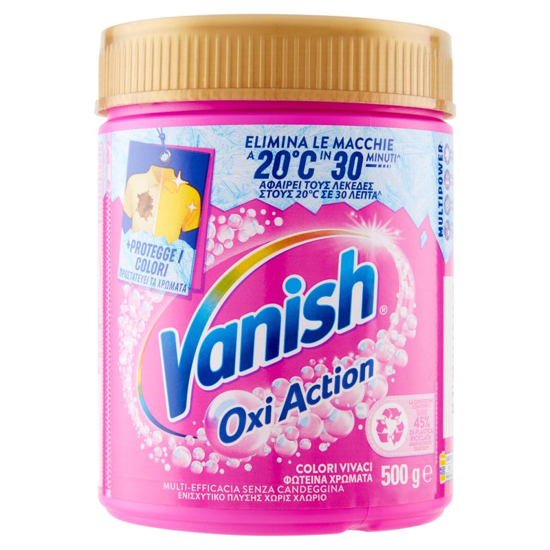 Vanish Oxi Action Multipower Polvere rosa Smacchiatore bucato 500 g