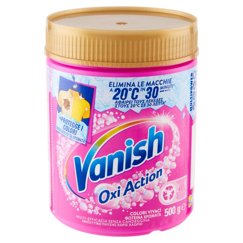 Vanish Oxi Action Multipower Polvere rosa Smacchiatore bucato 500 g