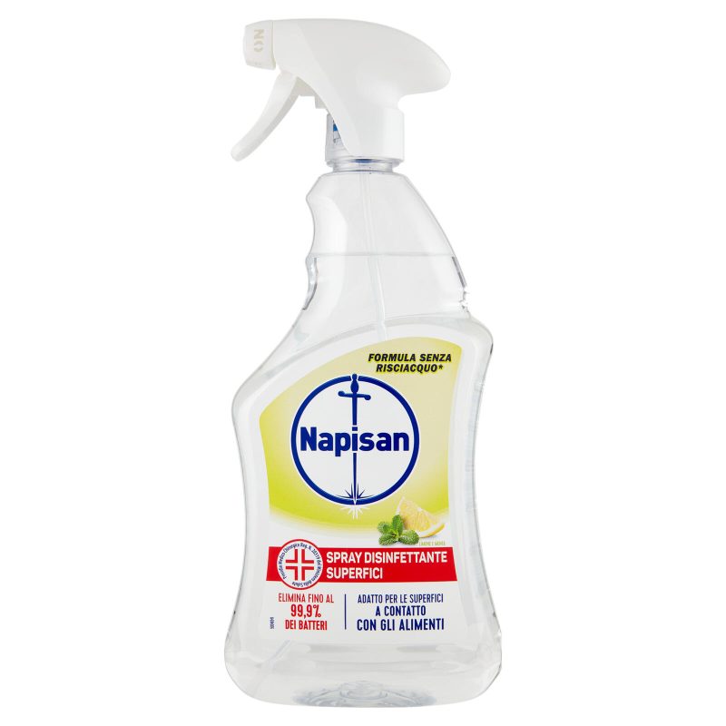 Napisan Spray Disinfettante Superfici Limone e Menta 740 mL