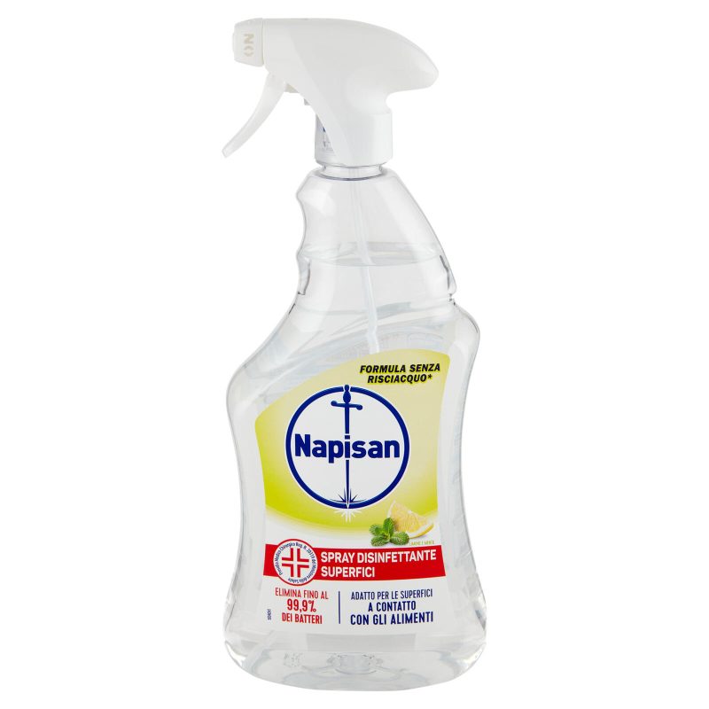 Napisan Spray Disinfettante Superfici Limone e Menta 740 mL