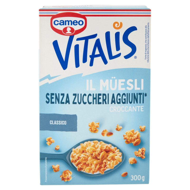 cameo Vitalis il Müesli Senza Zuccheri Aggiunti* Croccante Classico 300 g