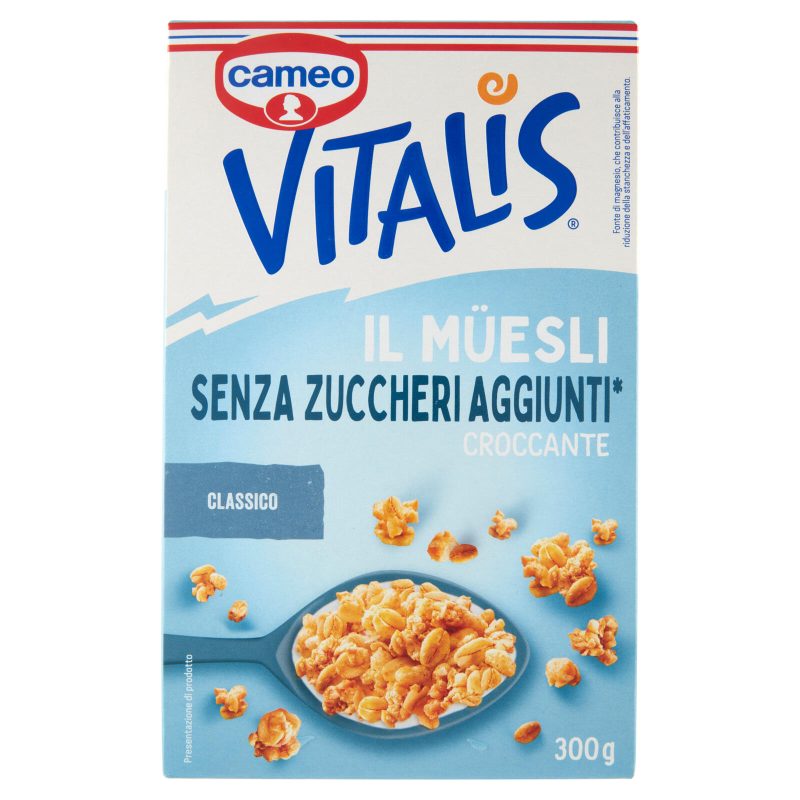 cameo Vitalis il Müesli Senza Zuccheri Aggiunti* Croccante Classico 300 g