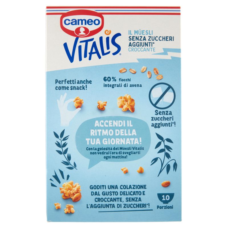 cameo Vitalis il Müesli Senza Zuccheri Aggiunti* Croccante Classico 300 g