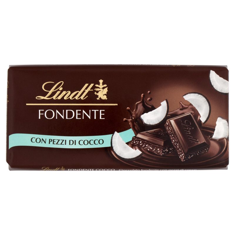 Lindt Gamme Bleue Tavoletta Cioccolato Fondente Cocco 100 g