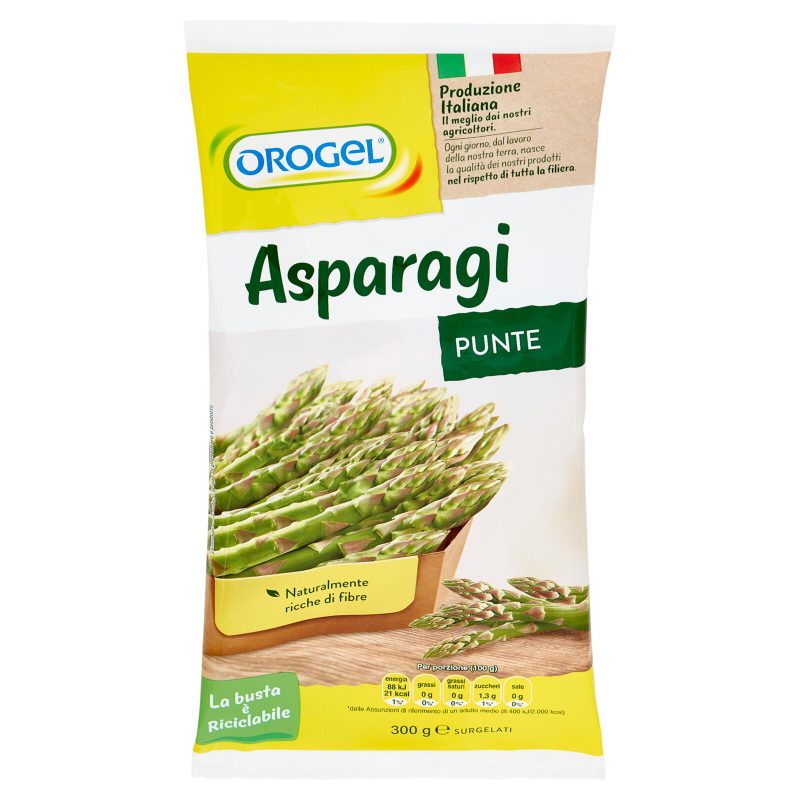 Orogel Asparagi Punte Surgelati 300 g