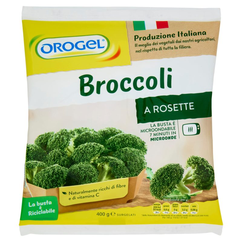 Orogel Broccoli a Rosette Surgelati 400 g