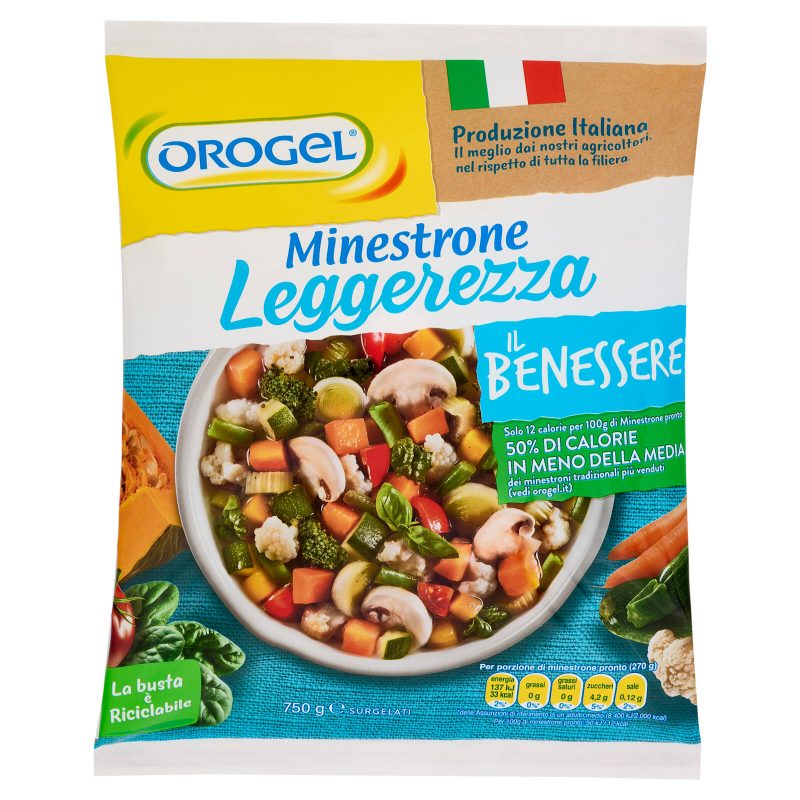 Orogel Il Benessere Minestrone Leggerezza Surgelati 750 g