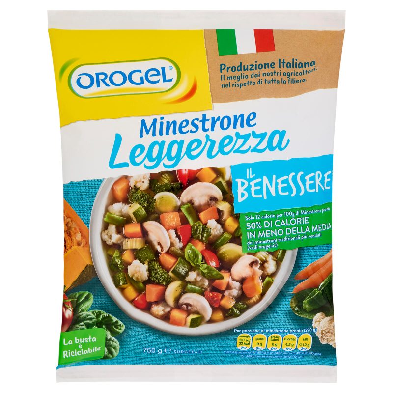 Orogel Il Benessere Minestrone Leggerezza Surgelati 750 g