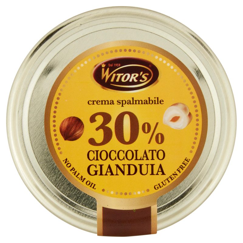 Witor's crema spalmabile 30% Cioccolato Gianduia 360 g