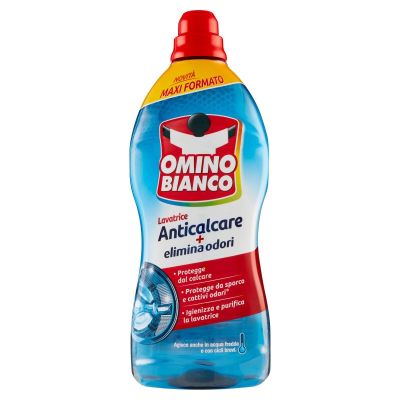 Omino Bianco Anticalcare Lavatrice con tecnologia Elimina Odori 1,5 L