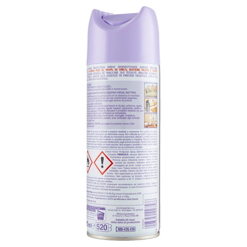 Citrosil Home Protection Spray Disinfettante con vere essenze di lavanda 300 ml