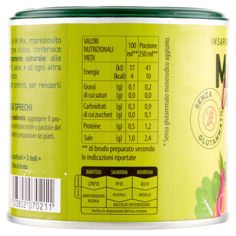 Mr.Mix Insaporitore Granulare Vegetale 115 g