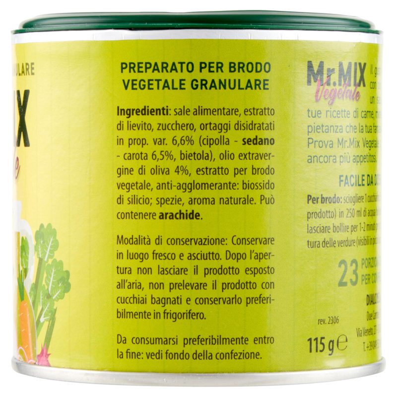 Mr.Mix Insaporitore Granulare Vegetale 115 g