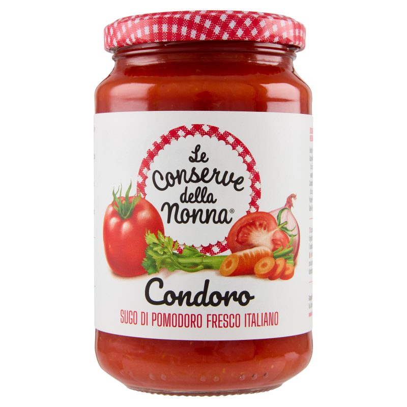 Le Conserve della Nonna Condoro Sugo di Pomodoro Fresco Italiano 350 g