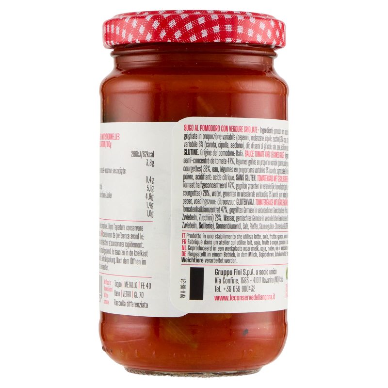 Le Conserve della Nonna Ragù di Verdure 190 g