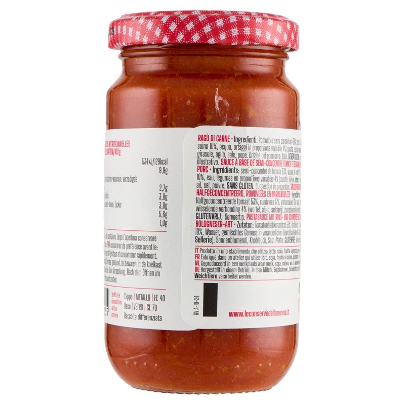 Le Conserve della Nonna Ragù alla Bolognese 190 g