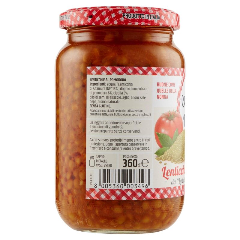 Lenticchie al pomodoro Le conserve della nonna 360 g