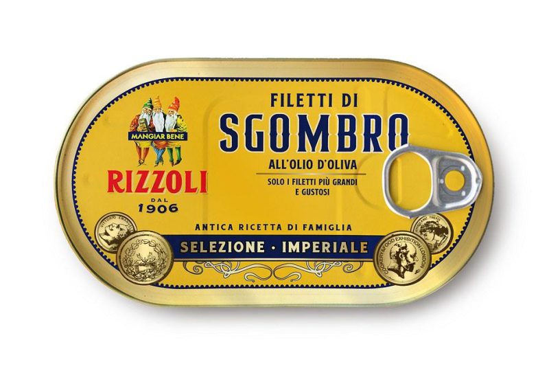 Rizzoli Filetti di Sgombro all'Olio d'Oliva Selezione Imperiale 160 g