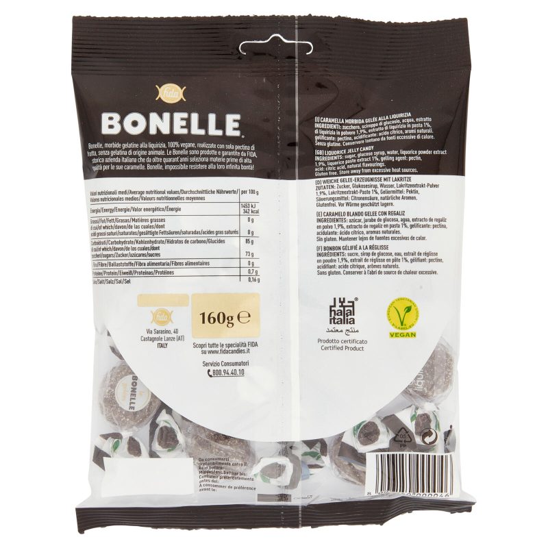 Bonelle le gelées Liquirizia 160 g