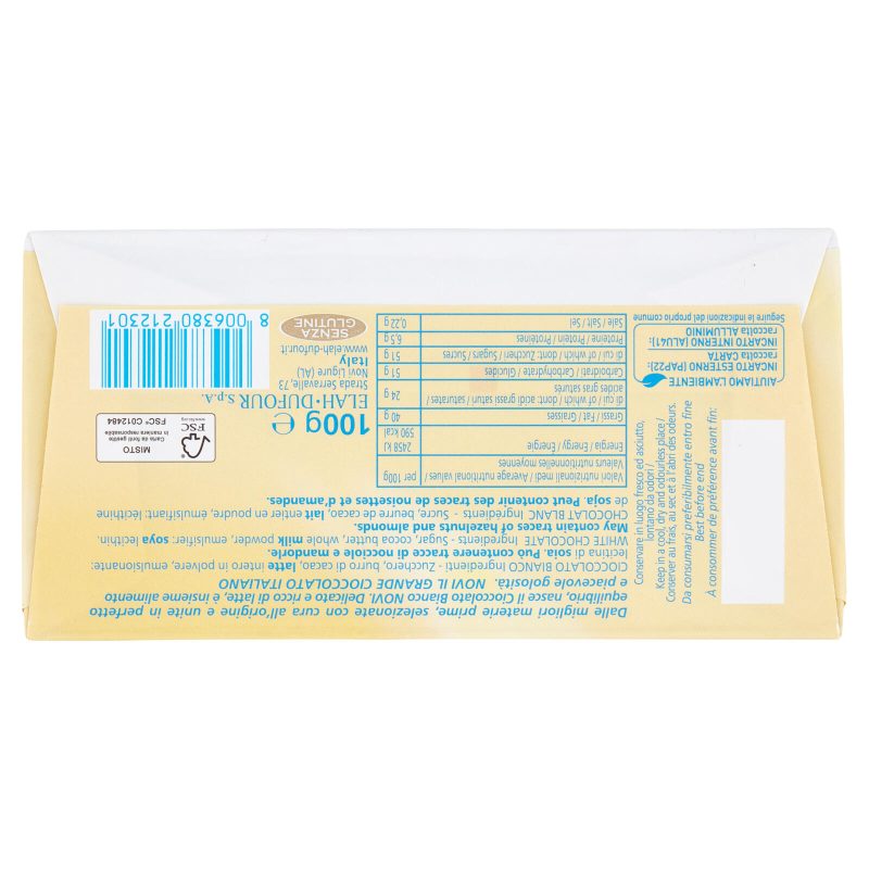 Novi Bianco Cioccolato Bianco 100 g