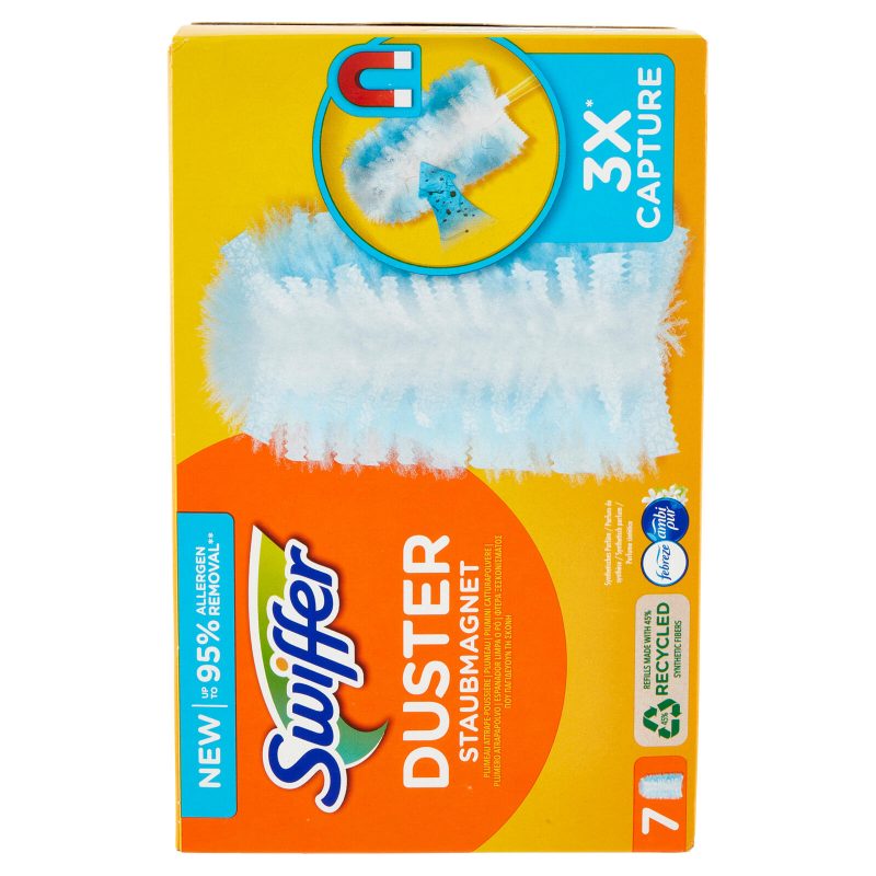 Swiffer Duster Cattura Polvere con Profumo Ambi Pur - Ricarica 7 Piumini per spolverare