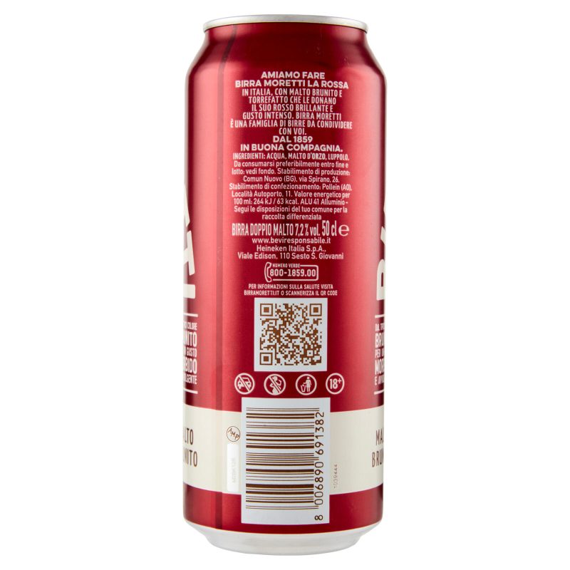 Birra Moretti la Rossa 7.2 50 cl