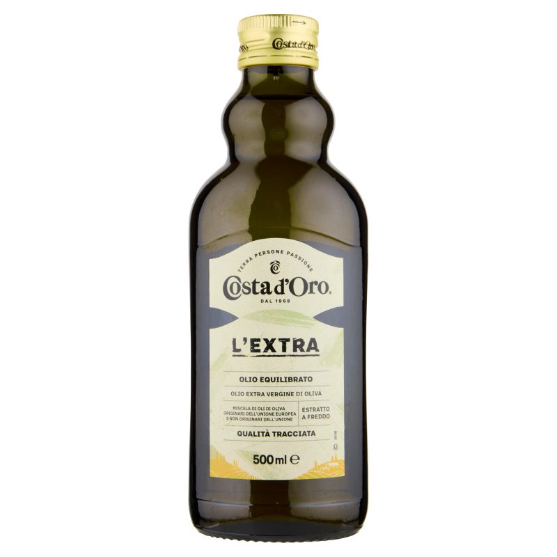 Costa d'Oro l'Extra Olio Extra Vergine di Oliva 500 ml