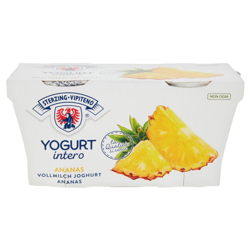 Sterzing Vipiteno Yogurt intero Ananas 2 x 125 g