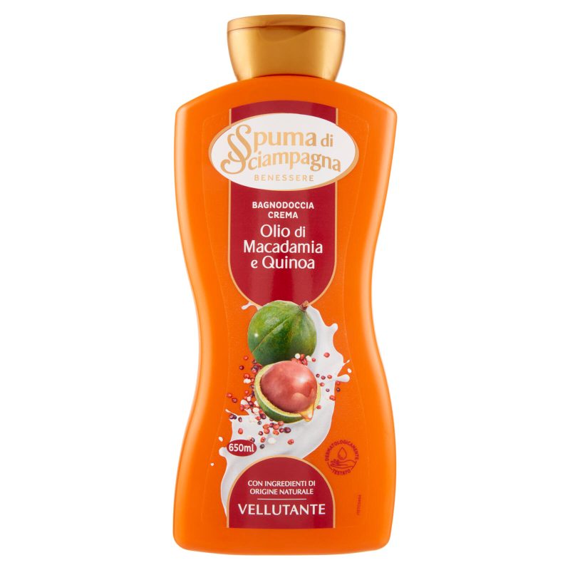 BAGNODOCCIA SPUMA DI SCIAMPAGNA
MACAD/QUINOA   
650 ml