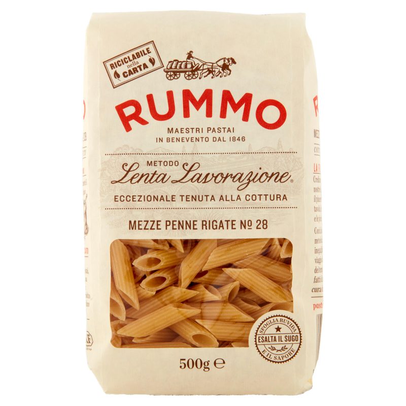 Rummo Mezze Penne Rigate N° 28 500 g