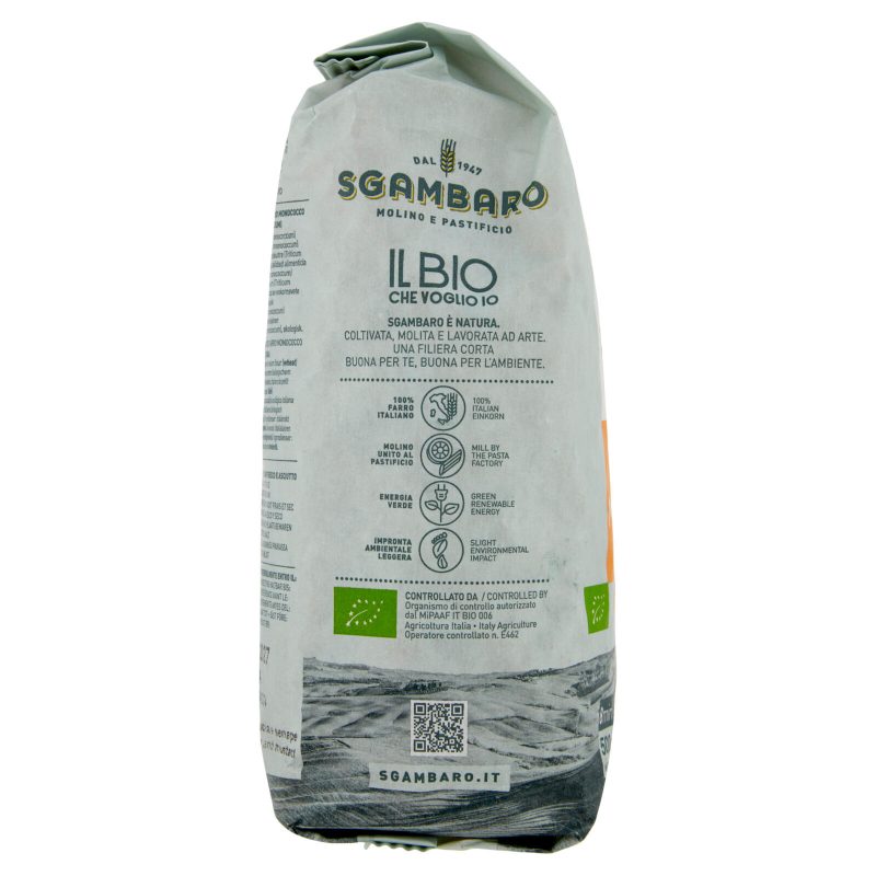 Sgambaro Bio Farro Monococco Penne Rigate N°91 500 g