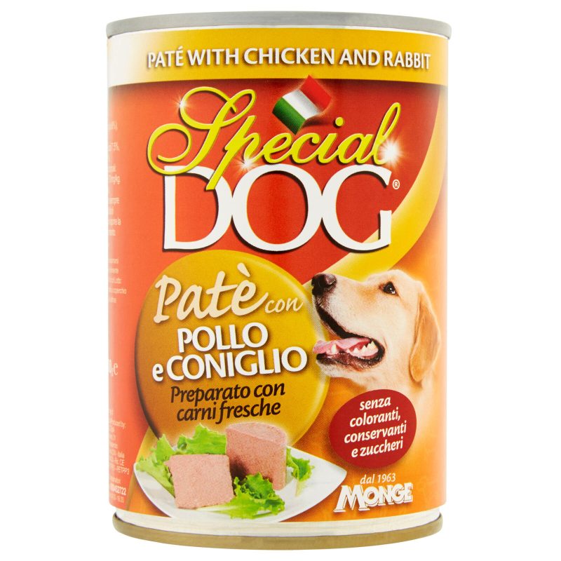 Special Dog Patè con pollo e coniglio 400 g