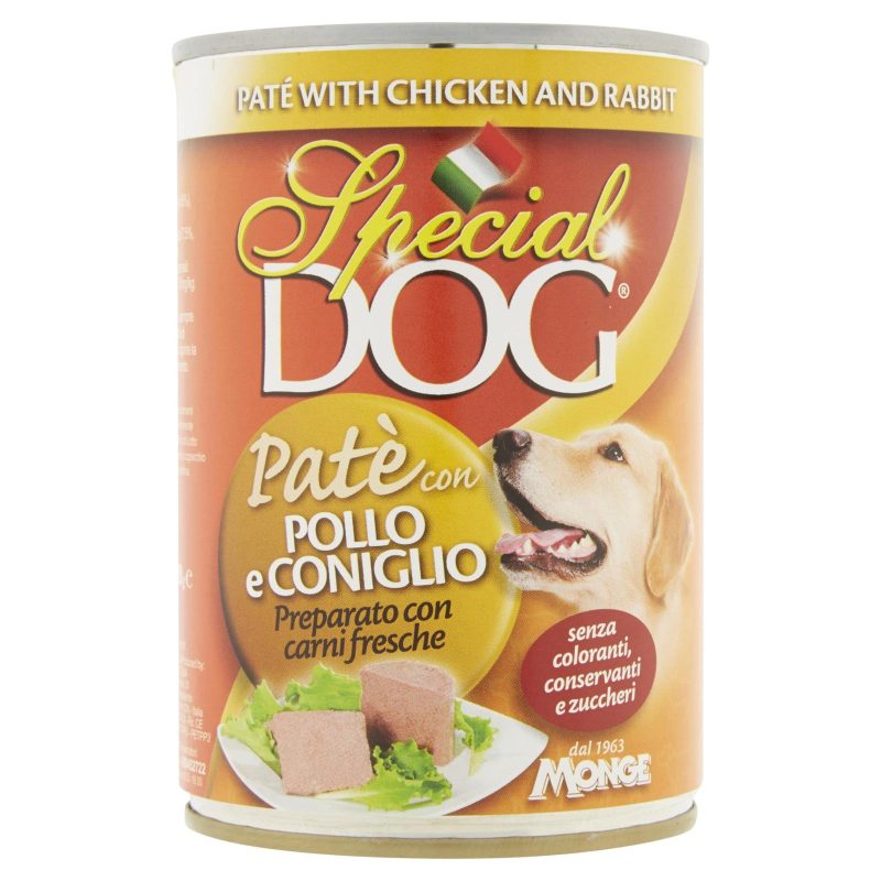 Special Dog Patè con pollo e coniglio 400 g