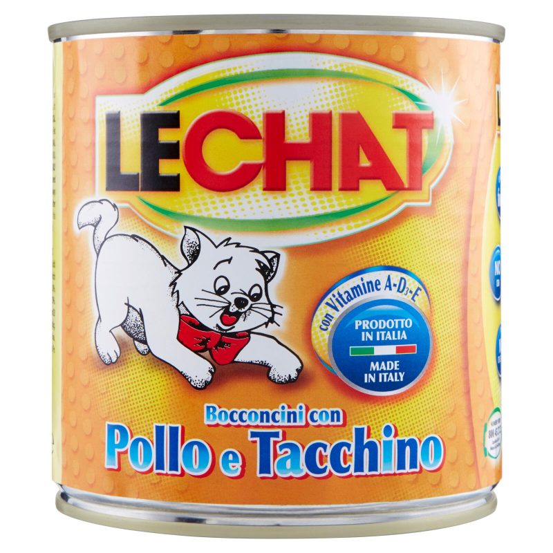 Lechat Bocconcini con Pollo e Tacchino 720 g